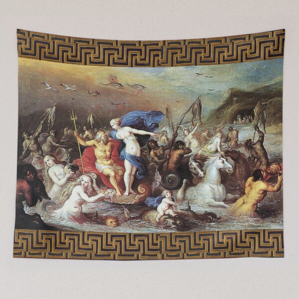 Item preview, NEPTUNE AND AMPHITRITE AMONG SEA HORSES AND TRITONS designed and sold by BulganLumini.