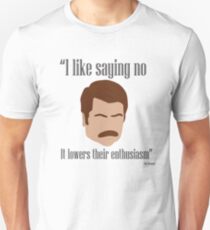 I Like Saying No Unisex T-Shirt
