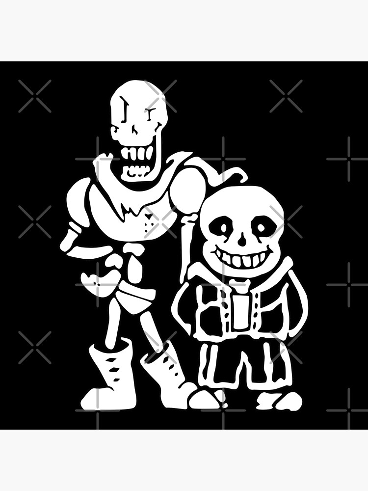 Sans and Papyrus Undertale 11x17 Print 