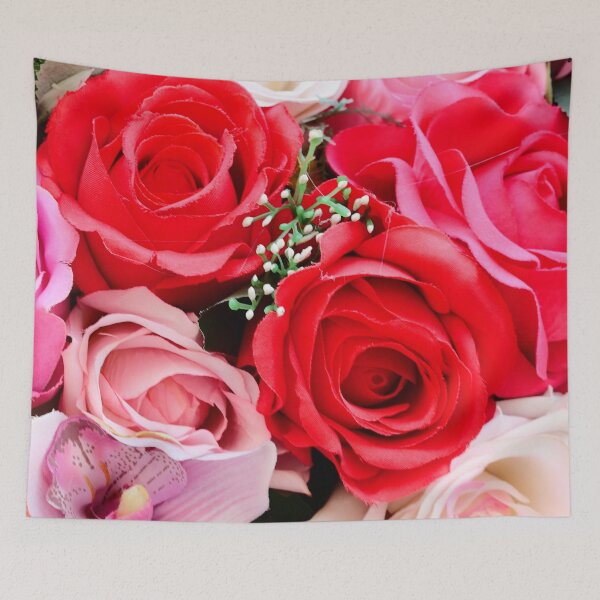 Item preview, panoramic, panoramic canvas prints, widescreen prints, wall posters,Tapestries, floral art, floral design, flower, flowers, nature, summer, green, watercolor, flower canvas wall art, flower print designed and sold by eyesight4vision.