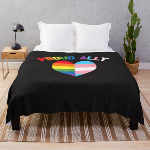 Item preview, Proud Ally LGBT Rainbow Heart - LGBTQIA+ - Pride Month, LGBT Flag, Pride Parades, Queer Flag, LGBT Friendly designed and sold by LukaszJasinski.