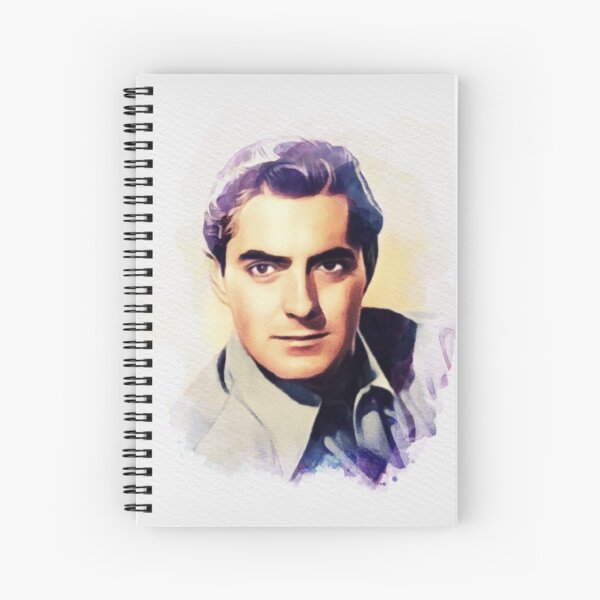 Tyrone Power, Jr., Movie Legend Spiral Notebook
