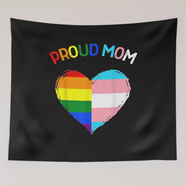 Item preview, Proud Ally LGBTQ Transgender Proud Mom Proud Trans Mom designed and sold by LukaszJasinski.