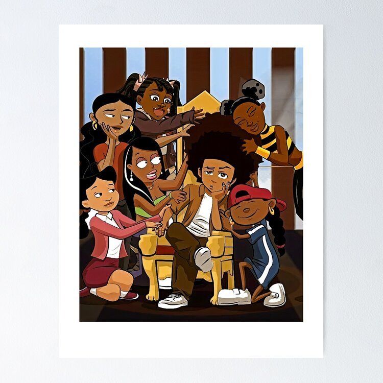 Huey Freeman And Penny Proud , , Sweat Trending Sticker
