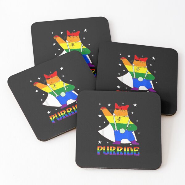 Item preview, Purride Dabbing Cat Meow Gay Pride Gender Equality Bisexual designed and sold by LukaszJasinski.