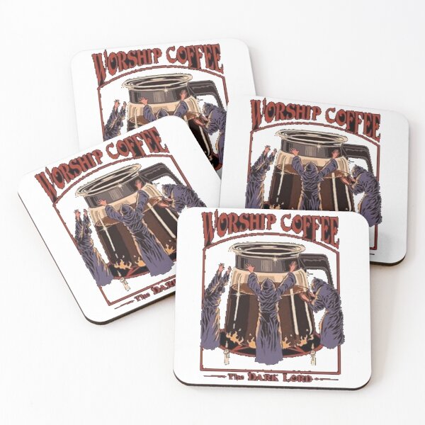 Item preview, Workship coffe the dark lord designed and sold by UrbanBubules.