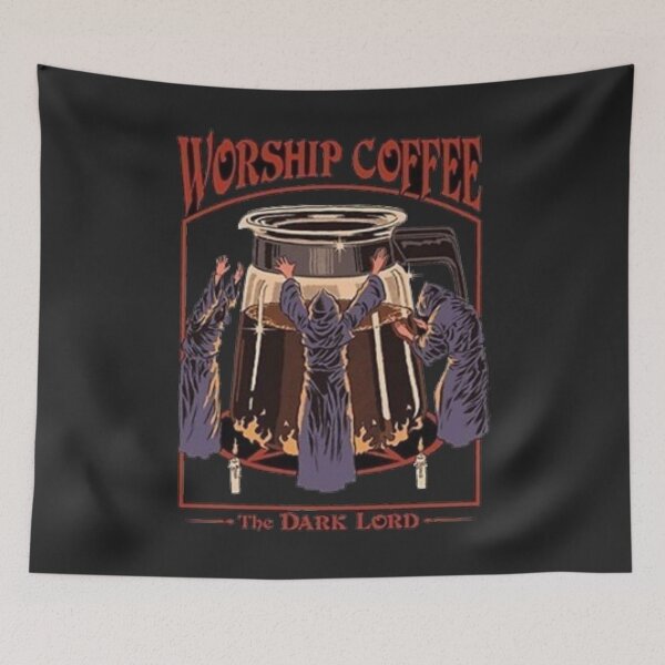Item preview, Workship coffe the dark lord designed and sold by UrbanBubules.