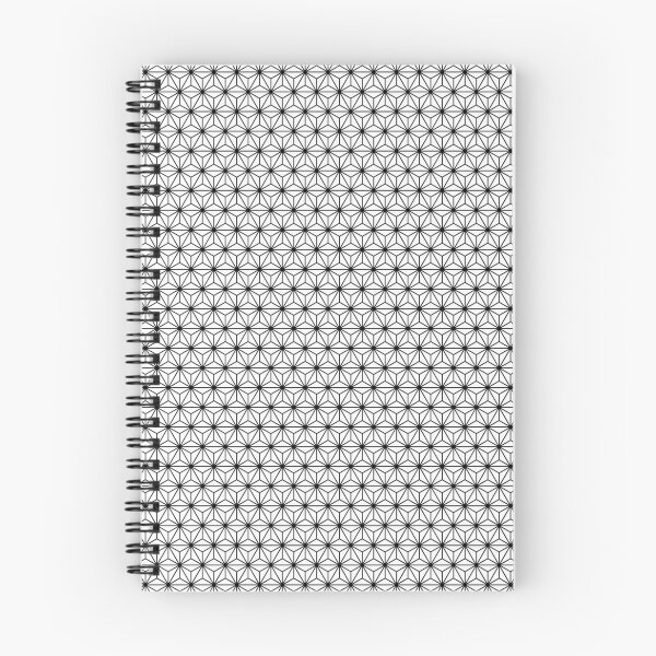 Item preview, Black White Asanoha - Japanese Traditional Pattern designed and sold by KinitaDesign.