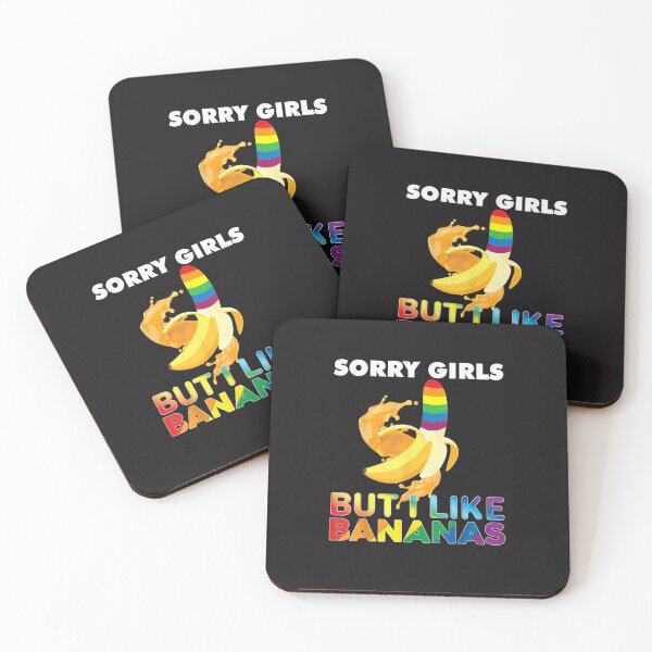 Item preview, Sorry Girls But I Like Bananas LGBT Pride Gay Rainbow designed and sold by LukaszJasinski.