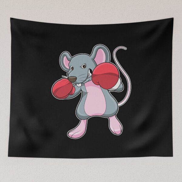 Item preview, Rat at Boxing with Boxing gloves designed and sold by Snabdesign84.