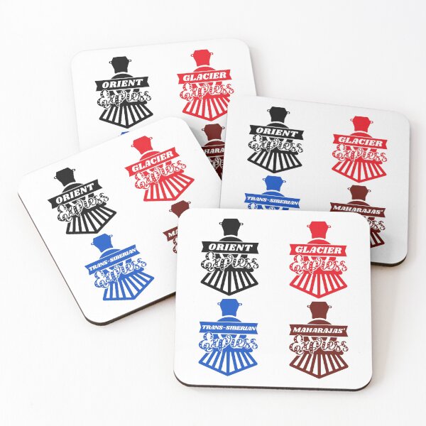 Item preview, Vintage Famous Trains Sticker Set - Great Railway and Travel Gift Idea designed and sold by Vintage-TM.