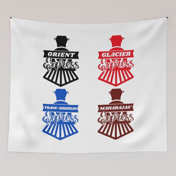 Item preview, Vintage Famous Trains Sticker Set - Great Railway and Travel Gift Idea designed and sold by Vintage-TM.