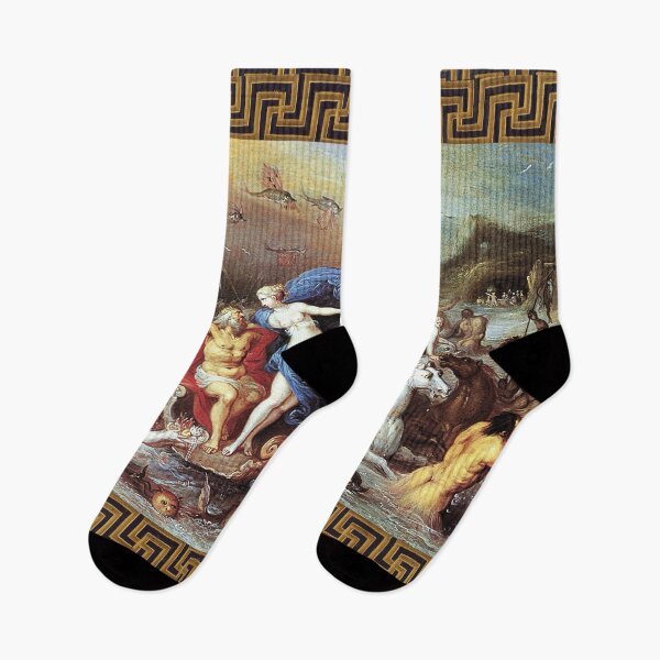Item preview, NEPTUNE AND AMPHITRITE AMONG SEA HORSES AND TRITONS designed and sold by BulganLumini.