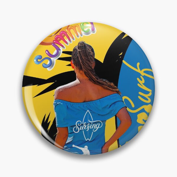 Item preview, Summer surfing girl designed and sold by GaryDobson.