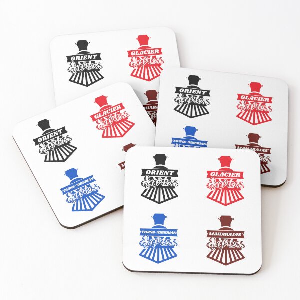 Item preview, Vintage Famous Trains Sticker Set - Great Railway and Travel Gift Idea designed and sold by Vintage-TM.