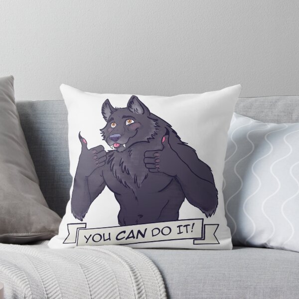 Item preview, Positivity Werewolf Says: YOU CAN DO IT! designed and sold by stephpotterart.