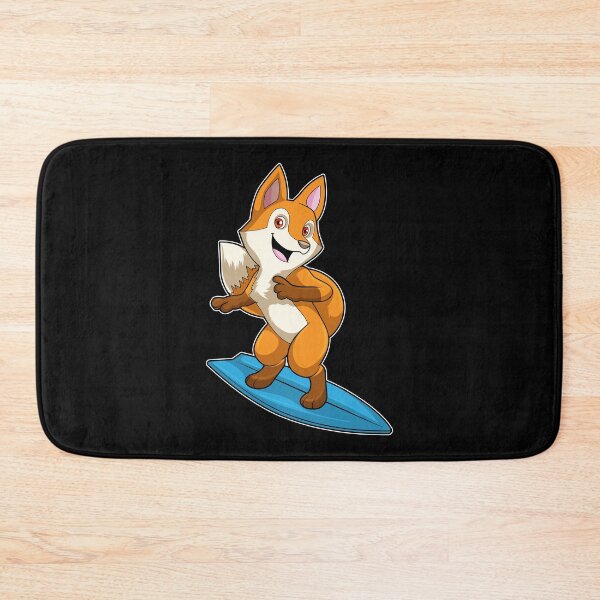 Item preview, Fox as Surfer with Surfboard designed and sold by Snabdesign84.