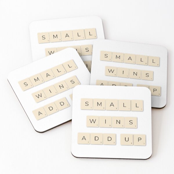 Item preview, Small Wins Add Up designed and sold by BlushingCreatives.