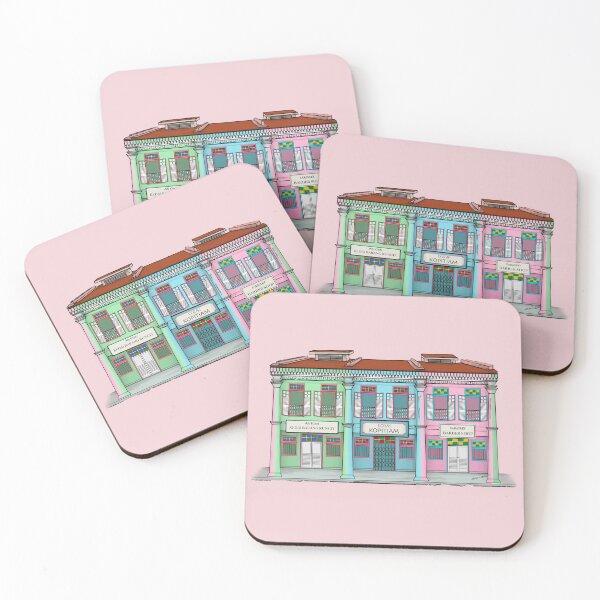 Item preview, PERANAKAN SHOPHOUSE Rose designed and sold by designsMM.