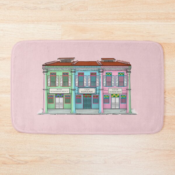Item preview, PERANAKAN SHOPHOUSE Rose designed and sold by designsMM.