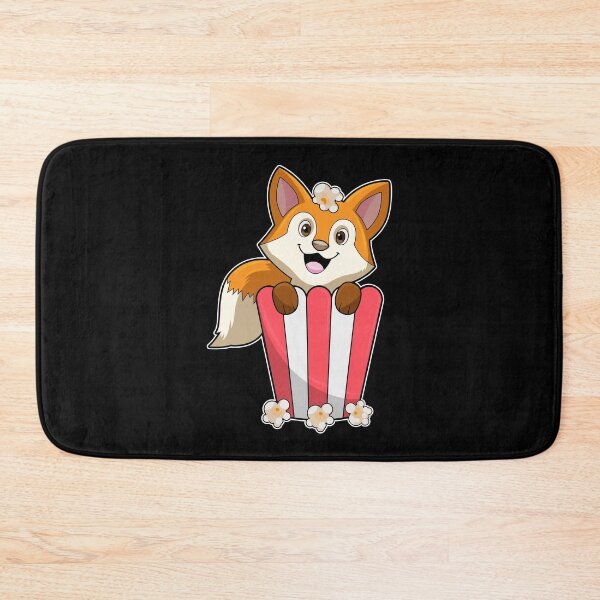 Item preview, Fox at Eating with Popcorn designed and sold by Snabdesign84.