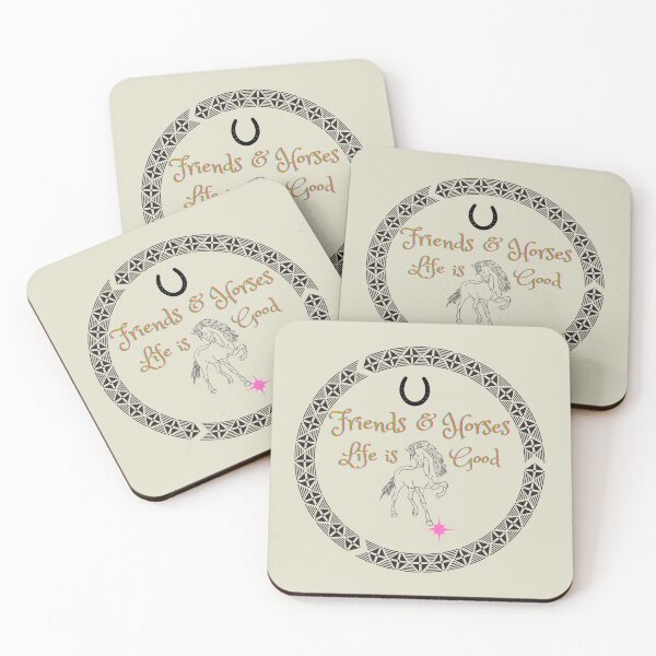 Item preview, LIFE WITH FRIENDS AND HORSES  designed and sold by ChunkyMonty.