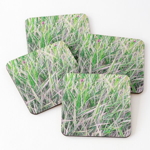 Item preview, Light Pink Green Abstract Grass Pattern  designed and sold by AlinaSCorner.