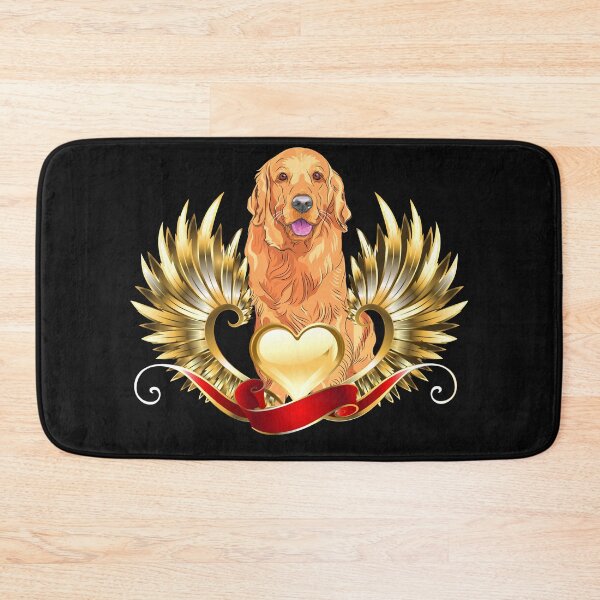 Item preview, Golden Retiever With Golden Wings designed and sold by SuperDogsEmpire.