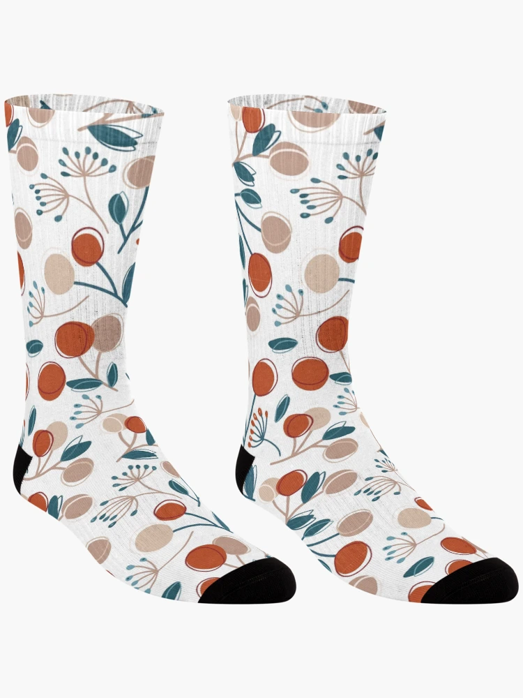 Thumbnail 3 of 5, Socks, Fruit pattern designed and sold by Patternsonly.