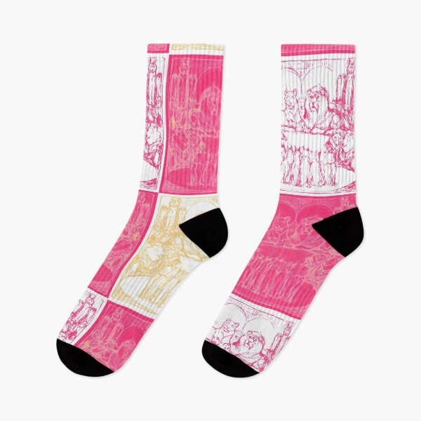 Item preview, Wolves For The Noble Lion King Pink, White, Tan designed and sold by SpiritGifts.