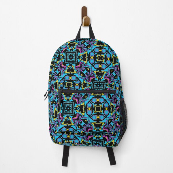 Item preview, Cosmic Echo Blue Yellow Pink Purple Black Pattern designed and sold by Sector18.