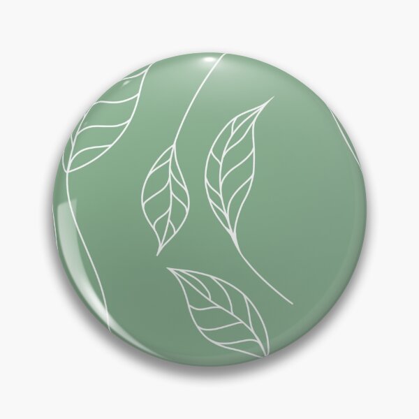 Item preview, White Leaves Pattern designed and sold by redstitchlab.