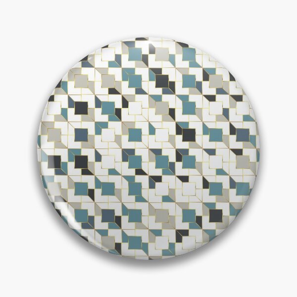 Item preview, Abstract geometric square pattern with blue colors designed and sold by PaulKDesign.