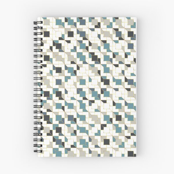 Item preview, Abstract geometric square pattern with blue colors designed and sold by PaulKDesign.