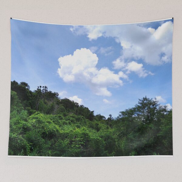 Item preview, The scene of the sunlight behind the cloud in the tropical rain forest, kanchanaburi, Thailand. designed and sold by Trianglegreen.