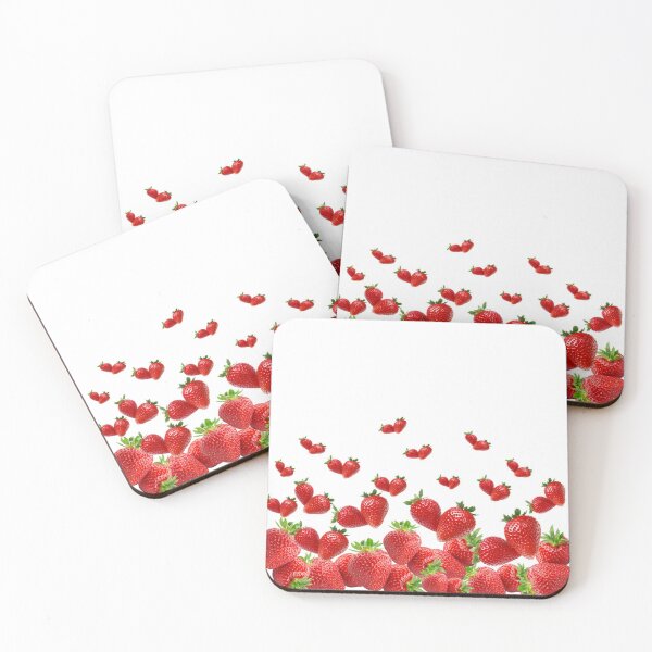 Item preview, RED STRAWBERRY PATTERNS ART designed and sold by sharlesart.