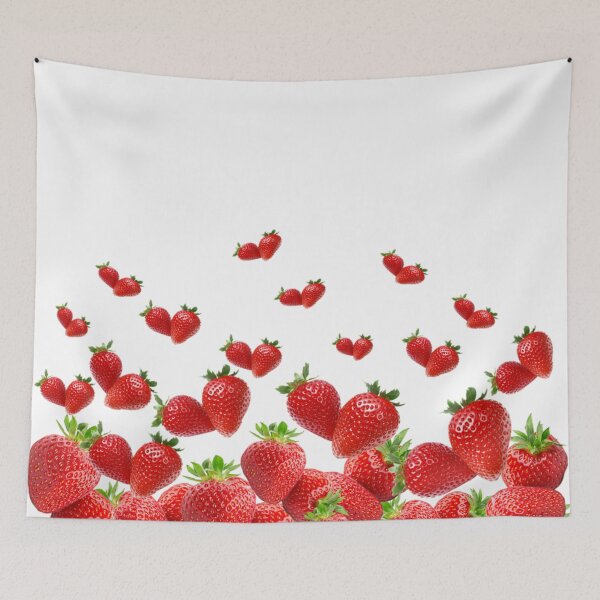 Item preview, RED STRAWBERRY PATTERNS ART designed and sold by sharlesart.