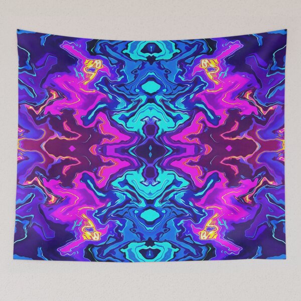 Item preview, Feeling Such a Vibe Blue Pink Purple Yellow designed and sold by Sector18.