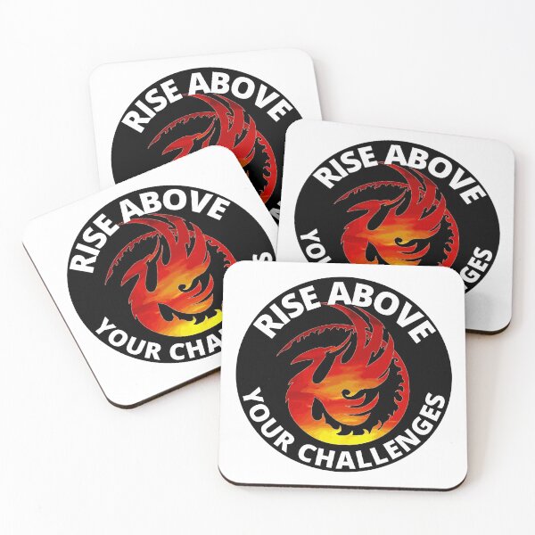 Item preview, Rise Above Your Challenges Sticker designed and sold by RGRamsey.