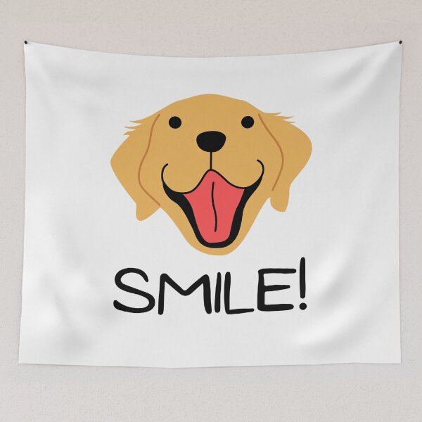 Item preview, Smile Along With Your Golden Retriever designed and sold by SuperDogsEmpire.