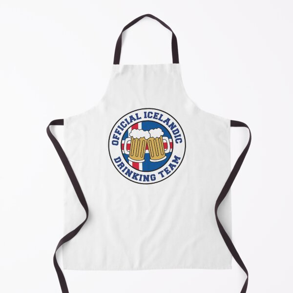 Item preview, Official Icelandic Drinking Team Featuring Flag Of Iceland And Beers designed and sold by jaycartoonist.