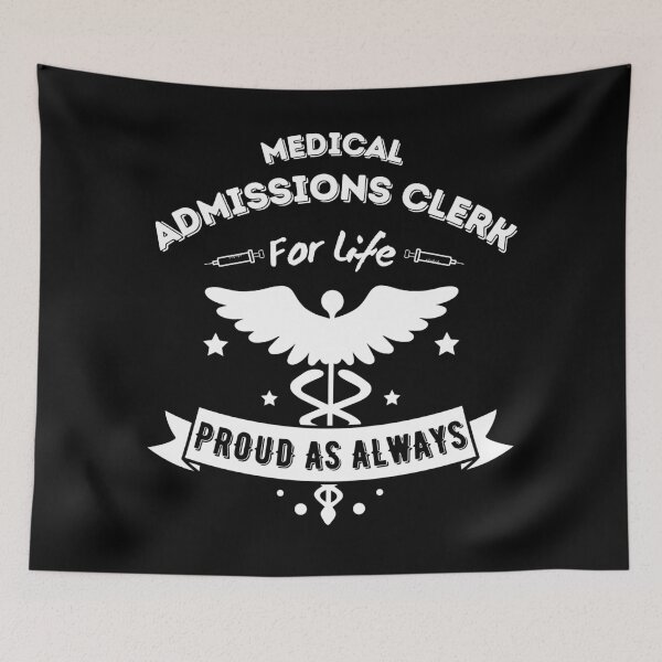 Item preview, Funny Medical Admissions Clerk For Life Proud As Always for Hospital Doctors And Staffs designed and sold by MyPrintCharming.