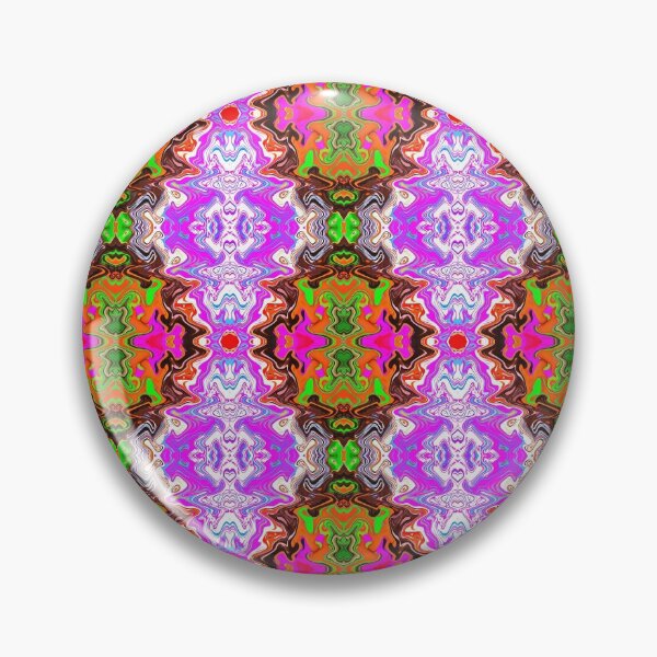 Artikelvorschau, Exkursion Rosa Weiß Grün Orange Blaues Muster entworfen und verkauft von Sector18.