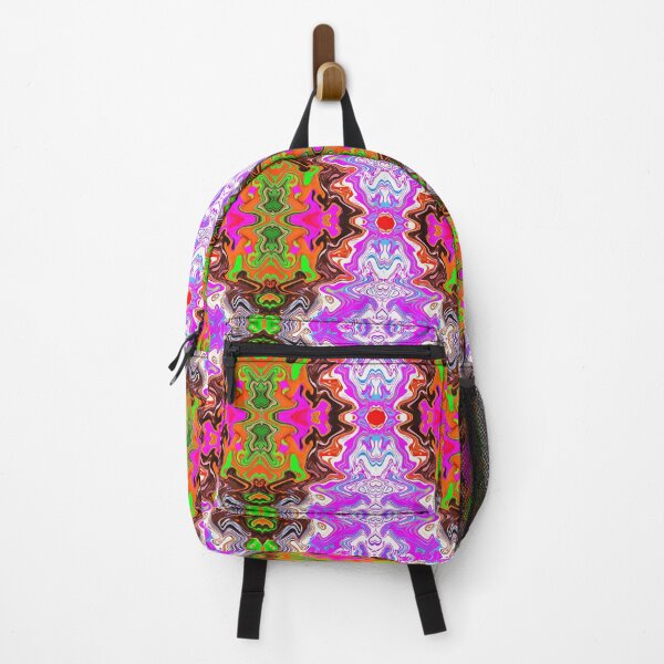 Item preview, Field Trip Pink White Green Orange Blue Pattern designed and sold by Sector18.