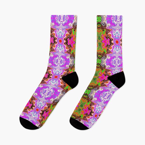 Item preview, Field Trip Pink White Green Orange Blue Pattern designed and sold by Sector18.