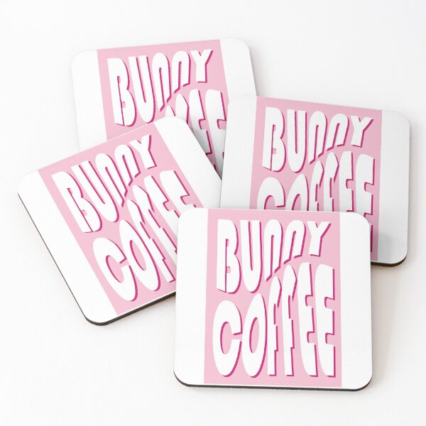 Item preview, BUNNY COFFEE pink designed and sold by Superarm.