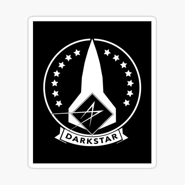 S344 DARKSTAR Faded Crest STICKER decal 