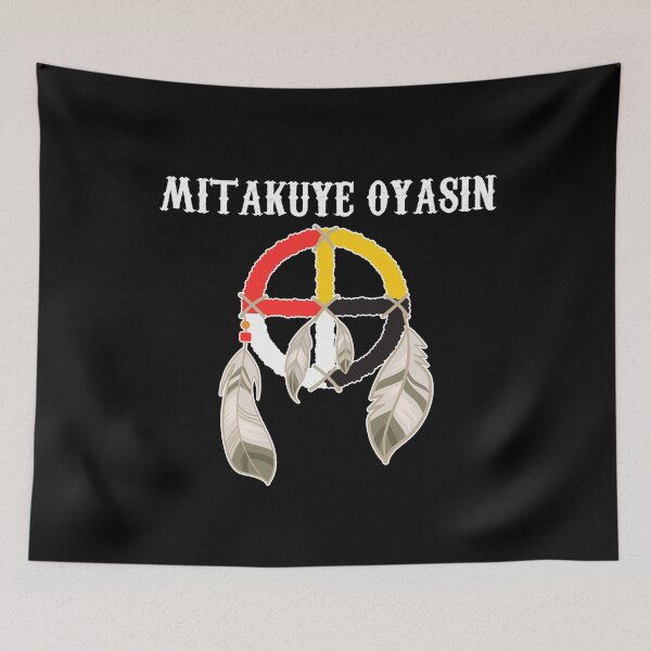Item preview, Mitakuye Oyasin Medicine Wheel - Oglala Lakota Sioux Chief designed and sold by TravelHappiness.
