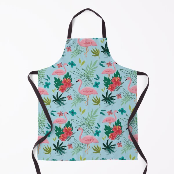 Item preview, cute flamingo wiht flowers designed and sold by cuteprintshop.