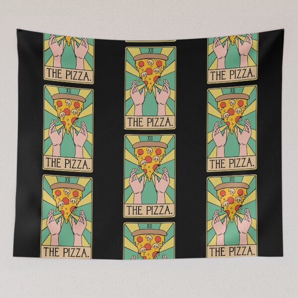 Item preview, The Pizza Tarot Card Funny designed and sold by isstgeschichte.
